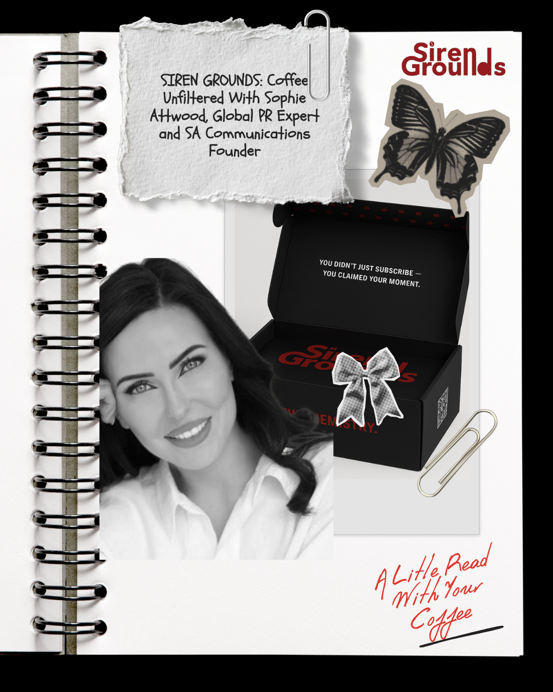 SIREN GROUNDS: Coffee Unfiltered With Sophie Attwood, Global PR Expert and SA Communications Founder