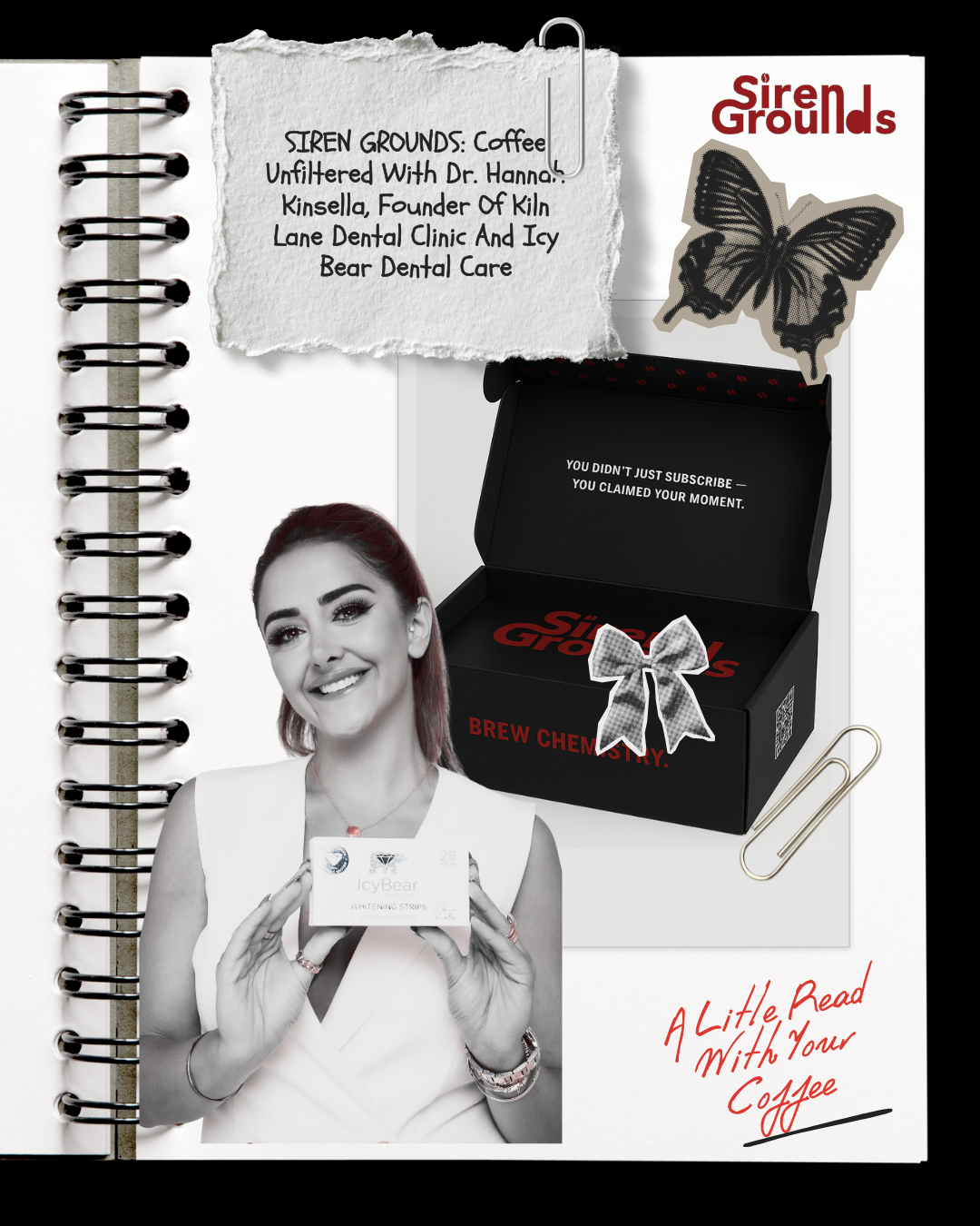 SIREN GROUNDS: Coffee Unfiltered With Dr. Hannah Kinsella, Founder Of Kiln Lane Dental Clinic And Icy Bear Dental Care