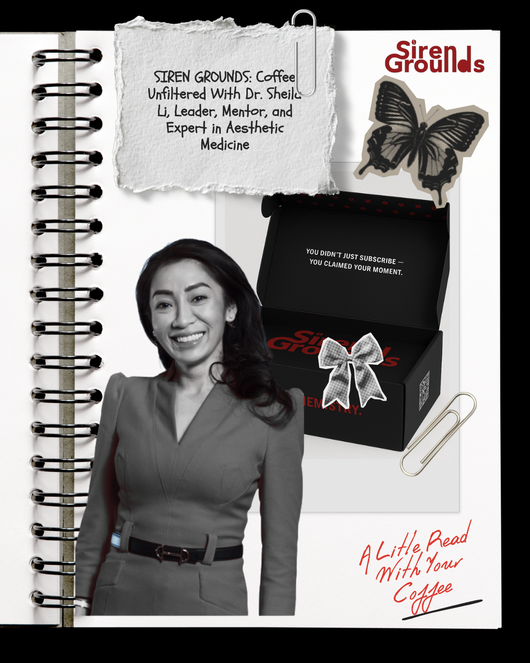 SIREN GROUNDS: Coffee Unfiltered With Dr. Sheila Li, Leader, Mentor, and Expert in Aesthetic Medicine