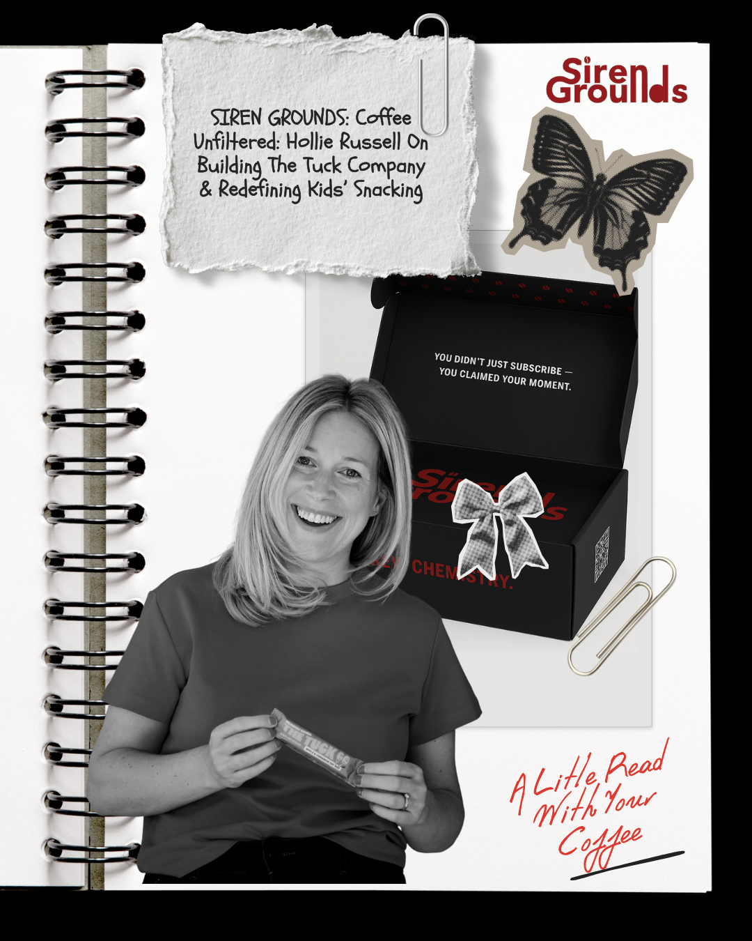 SIREN GROUNDS: Coffee Unfiltered: Hollie Russell On Building The Tuck Company & Redefining Kids’ Snacking